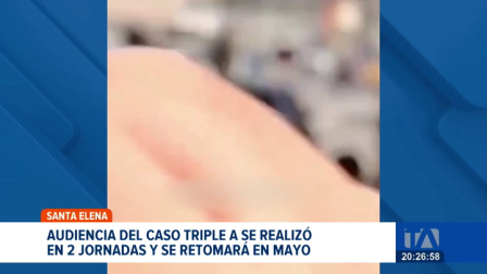 La diligencia contó con la presencia de Aquiles Alvarez y Carlos Bravo desde la Cárcel del Encuentro. Un reportaje de Brigette Mancheno