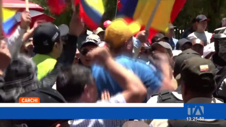 Técnicos constataron el impacto del conflicto comercial en la zona; mientras tanto, manifestantes se tomaron el puente internacional exigiendo soluciones inmediatas.