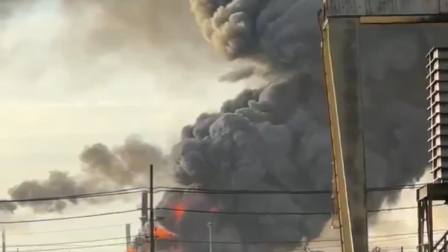 Incendio en la refinería Valero de Texas