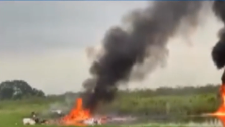 Dos avionetas chocaron en la provincia de Los Ríos.