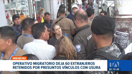 Un operativo de control migratorio reveló que gran parte de los retenidos estarían implicados en redes de préstamos ilegales en la provincia.  Un reportaje de Belén Merizalde