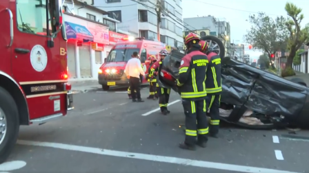 Dos vehículos chocaron aparatosamente en el sector de Las Casas.