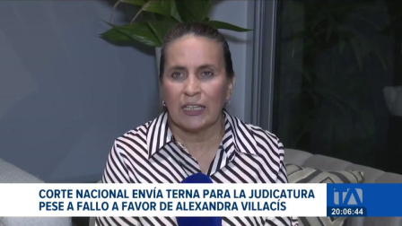 El Presidente de la Corte Nacional remitió los candidatos para la Judicatura pese a la sentencia a favor de Alexandra Villacís. Un reportaje de Fausto Yépez