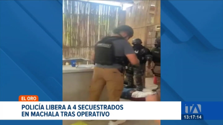 En operativos simultáneos, la fuerza pública logró liberar a las víctimas por quienes los delincuentes exigían hasta 20 mil dólares para no atentar contra sus vidas.