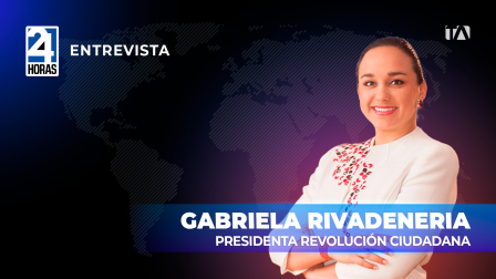 "En media pandemia el calendario electoral no fue afectado", comentó Gabriela Rivadeneria, presidenta de la Revolución Ciudadana sobre el adelanto de las elecciones seccionales.