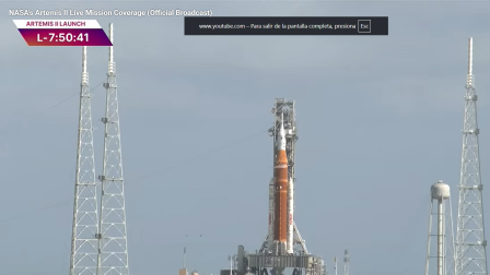Cobertura en directo de la misión Artemis II de la NASA (Transmisión oficial)