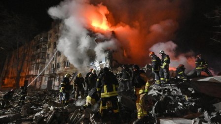 Al menos seis muertos por ataques rusos con misiles y drones en Ucrania