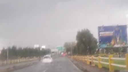 Valle de Los Chillos lluvia con granizo este 1 de abril