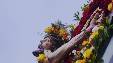 Imagen de archivo de la procesión de Cristo del Consuelo, en Guayaquil, del Viernes Santo de 2025.