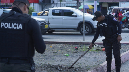 Policía descartó restos humanos en hallazgo en parque del sur de Guayaquil