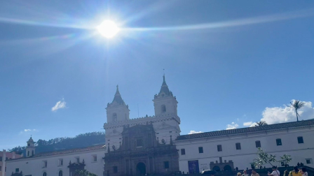Procesión de Jesús del Gran Poder, en la iglesia de San Francisco.