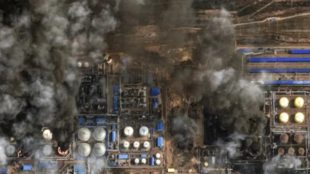 El puerto de Ust-Luga bajo ataque