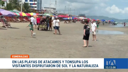 Las playas de Esmeraldas registraron una ocupación hotelera superior al 40% durante el feriado de Semana Santa, siendo esta una activación económica moderada. Un reportaje de Sofía Weir