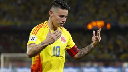 El futbolistas colombianos James Rodríguez se recupera de su salud.