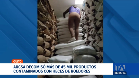 En un operativo, Arcsa incautó alimentos y otros artículos valorados en 200 mil dólares que no contaban con condiciones sanitarias. Un reportaje de Juan Miguel Rodríguez