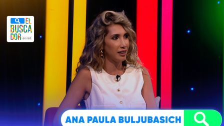 Ana Paula Buljubasich en el programa El Buscador en Red con Jlál Dubois