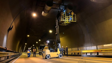 El túnel Oswaldo Guayasamín será cerrado completamente por trabajos de mantenimiento.