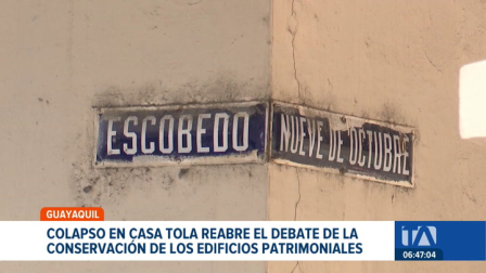 El deterioro de edificaciones reabre la polémica sobre el mantenimiento de edificios históricos en Guayaquil. Un reportaje de Ever Moreira.