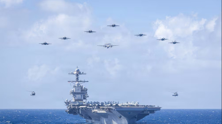 Ecuador dio la bienvenida a un portaviones estadounidense para ejecutar operaciones conjuntas