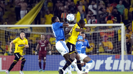 En el estadio Banco Pichincha, Barcelona se enfrenta a Cruzeiro en partido por Copa Libertadores.Fotos: César Muñoz/API