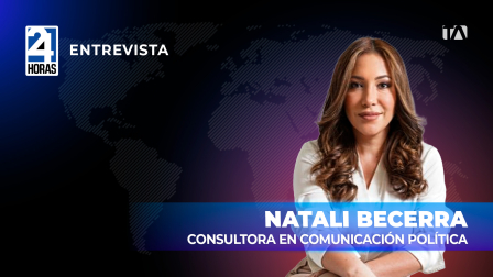"La salida de Marcela Aguiñaga reconfigura el tablero electoral del país", destacó Natali Becerra, consultora en comunicación política sobre el panorama electoral en Ecuador.