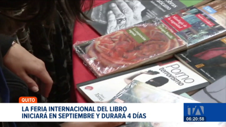 La Feria Internacional del Libro se llevará a cabo en el Centro de Exposiciones Quito. Las mesas de trabajo ya iniciaron a trabajar en el evento. Un reportaje de Brigette Mancheno