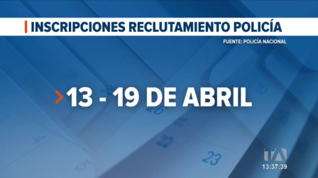 El proceso de postulación estará vigente del 13 al 19 de abril; los seleccionados pasarán por un periodo de formación especializada de seis meses. Un reportaje de Lucia Clavijo