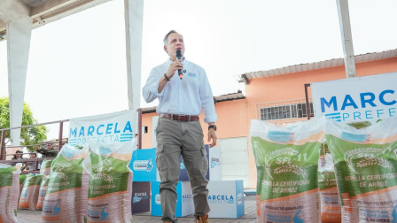 Carlos Serrano Bonilla llegó a la prefectura de Guayas como binomio de Marcela Aguiñaga.