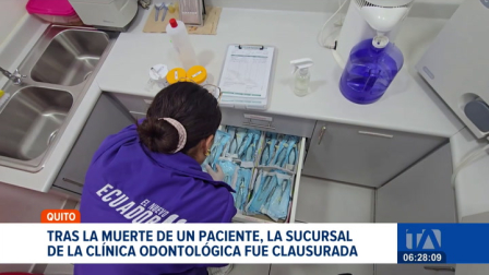 Acces clausuró las sedes de clínica odontológica tras muerte de un paciente en Quito. Las investigaciones por presunta negligencia continúan. Un reportaje de Brigette Mancheno