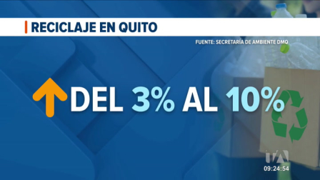 La Secretaría de Ambiente de Quito destaca un crecimiento positivo del reciclaje. Se buscará fortalecer las rutas de recolección diferenciada. Un reportaje de Stephany Paz