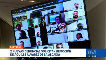 La crisis institucional en Guayaquil se profundiza con nuevos pedidos legales contra el alcalde; Además, se registra la salida de Carlos Serrano de su cargo. Un reportaje de Ericka Vera