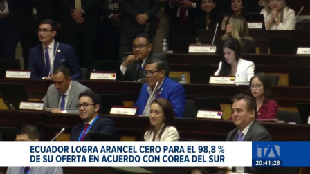 El Legislativo analiza el informe técnico sobre las condiciones del tratado antes de la entrada de Ecuador al mercado asiático. Un reportaje de Karen Haro