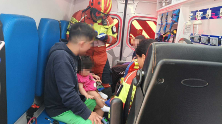 Una niña estuvo entre los afectados por intoxicación.