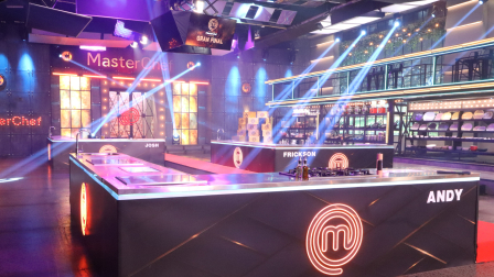 Escenario de la final de la tercera temporada de MasterChef Celebrity Ecuador.