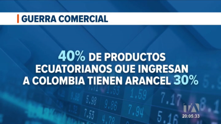 El borrador del documento se emitirá esta semana y contempla que solo un 30% de la oferta exportable de Ecuador quede excluida de la medida; los productos exceptuados corresponden mayoritariamente a insumos intermedios para la industria colombiana.