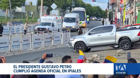 El mandatario colombiano cumplió su agenda de forma privada en Ipiales. Los gremios no fueron recibidos por Petro. Un reportaje de Jairo Jácome