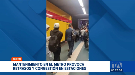 El desgaste natural de las unidades del Metro de Quito obliga a que se realicen trabajos técnicos preventivos. Autoridades piden paciencia a los usuarios. Un reportaje de Brigette Mancheno