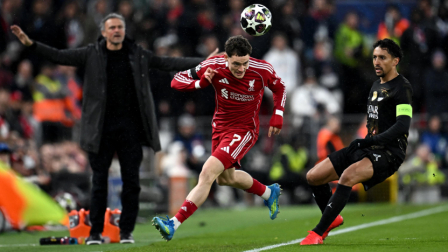 Liverpool y PSG en la Champions League