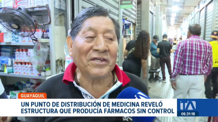 El allanamiento a un punto de distribución reveló una estructura dedicada a la producción ilícita de fármacos que se distribuían en la Bahía de Guayaquil.  Un reportaje de Catalina García