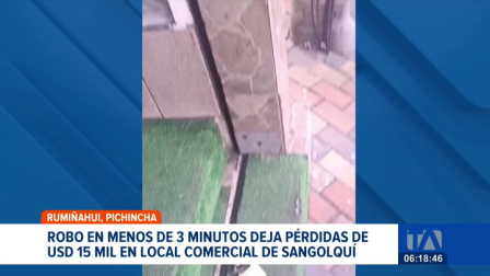 Comerciantes de Sangolquí denuncian un aumento de la delincuencia y la escasa presencia policial en la zona. Los afectados exigen operativos. Un reportaje de Gustavo Jaramillo