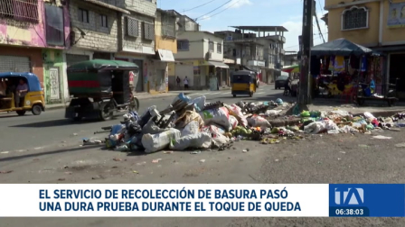 A un mes del toque de queda, Guayaquil y Durán enfrentan problemas de insalubridad. Concejales critican el desempeño de los consorcios recolectores. Un reportaje de Carlos Sacoto