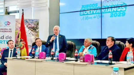 Las autoridades nacionales se reúnen con el presidente de Odebo. | GAMLP.