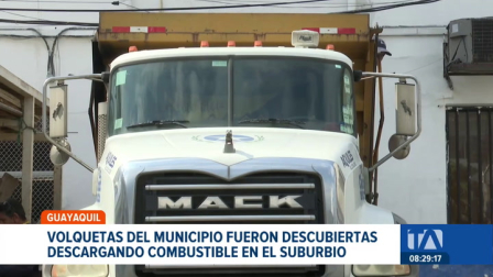 Gracias al monitoreo de las cámaras de Segura EP, se logró capturar a dos empleados del Municipio de Guayaquil por robo de combustible. Un reportaje de Jazmín Solís