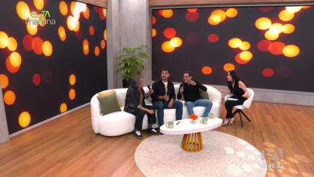 En esTAmañana  con el ritmo de hoy nos visitaron Los Nocheros para contarnos de sus 35 años de trayectoria musical .