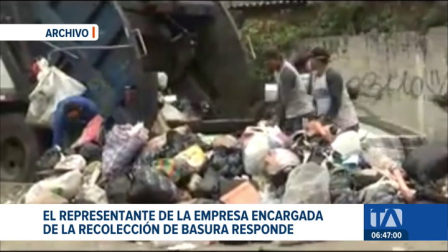 El representante de las empresas recolectoras responde a las críticas. Responsabiliza a la ciudadanía por la mala disposición de basura.  Un reportaje de Carlos Sacoto