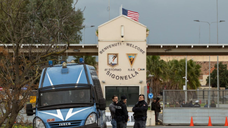 La base de Sigonella es uno de los principales nudos operativos de EE.UU. en el Mediterráneo.