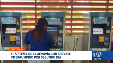 Un nuevo apagón dejó fuera de servicio al sistema aerovía este jueves. Usuarios que buscaban cruzar de Guayaquil a Durán quedaron varados. Un reportaje de Jazmín Solís