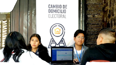 328.777 solicitudes de Cambios de Domicilio para las Elecciones 2027 y del CPCCS.