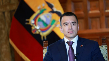 Daniel Noboa reafirma acciones de seguridad en la frontera en entrevista internacional.