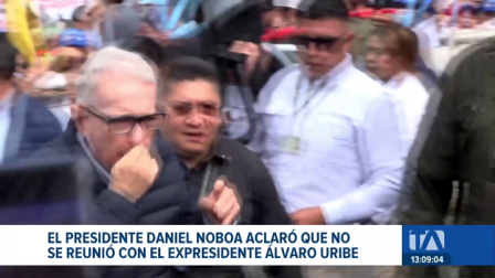 Noboa reafirmó que sus decisiones no responden a influencias externas y aseguró mantener un equilibrio político con diversos sectores del país vecino. Un reportaje de Astrid Singre